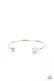 Unrequited Love - Pink Bracelet - Paparazzi Accessories Bracelet Bedazzle Me Pretty Mobile Fashion Boutique