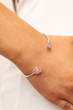 Unrequited Love - Pink Bracelet - Paparazzi Accessories Bracelet Bedazzle Me Pretty Mobile Fashion Boutique