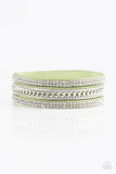 Unstoppable - Green Bracelet - Paparazzi Accessories Bracelet Bedazzle Me Pretty Mobile Fashion Boutique