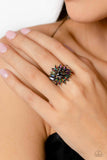 Untamable Universe - Multi Ring - Paparazzi Accessories Ring Bedazzle Me Pretty Mobile Fashion Boutique