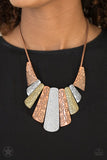 Untamed - Copper Necklace - Paparazzi Accessories Necklace Bedazzle Me Pretty Mobile Fashion Boutique