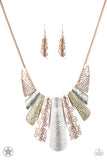 Untamed - Copper Necklace - Paparazzi Accessories Necklace Bedazzle Me Pretty Mobile Fashion Boutique