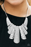 Untamed - Silver Necklace - Paparazzi Accessories Necklace FS-Bedazzle Me Pretty Mobile Fashion Boutique