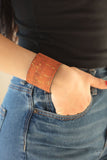 Up To Scratch - Orange Bracelet - Paparazzi Accessories Bracelet Bedazzle Me Pretty Mobile Fashion Boutique