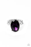 Updated Dazzle - Purple Ring - Paparazzi Accessories Ring Bedazzle Me Pretty Mobile Fashion Boutique