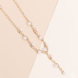 Upper Class - Gold Necklace - Paparazzi Accessories Necklace Bedazzle Me Pretty Mobile Fashion Boutique
