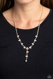 Upper Class - Gold Necklace - Paparazzi Accessories Necklace Bedazzle Me Pretty Mobile Fashion Boutique