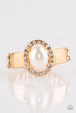 Upper Uptown - Gold Ring - Paparazzi Accessories Ring Bedazzle Me Pretty Mobile Fashion Boutique