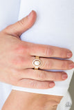 Upper Uptown - Gold Ring - Paparazzi Accessories Ring Bedazzle Me Pretty Mobile Fashion Boutique