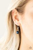 Uptown Talker - Blue Necklace - Paparazzi Accessories Necklace Bedazzle Me Pretty Mobile Fashion Boutique