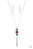 Uptown Totem - Pink Necklace - Paparazzi Accessories Necklace Bedazzle Me Pretty Mobile Fashion Boutique