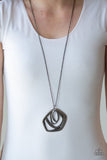 Urban Artisan - Black Necklace - Paparazzi Accessories Necklace Bedazzle Me Pretty Mobile Fashion Boutique