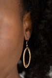 Urban Artisan - Gold Necklace - Paparazzi Accessories Necklace Bedazzle Me Pretty Mobile Fashion Boutique