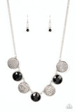 Urban Elite - Black Necklace - Paparazzi Accessories Necklace Bedazzle Me Pretty Mobile Fashion Boutique
