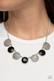 Urban Elite - Black Necklace - Paparazzi Accessories Necklace Bedazzle Me Pretty Mobile Fashion Boutique