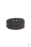 Urban Expansion - Black Bracelet - Paparazzi Accessories Bracelet Bedazzle Me Pretty Mobile Fashion Boutique