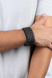 Urban Expansion - Black Bracelet - Paparazzi Accessories Bracelet Bedazzle Me Pretty Mobile Fashion Boutique