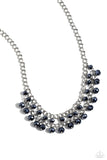 Urban Palace - Blue Necklace - Paparazzi Accessories Necklace Bedazzle Me Pretty Mobile Fashion Boutique