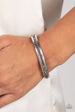 Urban Reign - Silver Bracelet - Paparazzi Accessories Bracelet Bedazzle Me Pretty Mobile Fashion Boutique