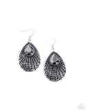 Urban Relic - Silver Earrings - Paparazzi Accessories Earrings Bedazzle Me Pretty Mobile Fashion Boutique