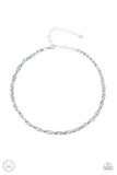 Urban Underdog - Silver Necklace - Paparazzi Accessories Necklace Bedazzle Me Pretty Mobile Fashion Boutique