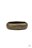Urban Wildlife - Brass Bracelet - Paparazzi Accessories Bracelet Bedazzle Me Pretty Mobile Fashion Boutique