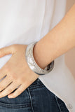 Urban Wildlife - Silver Bracelet - Paparazzi Accessories Bracelet Bedazzle Me Pretty Mobile Fashion Boutique