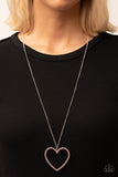 Va-Va-VALENTINE - Pink Necklace - Paparazzi Accessories Necklace Bedazzle Me Pretty Mobile Fashion Boutique