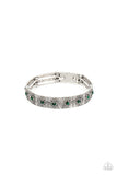 Venetian Valentine - Green Bracelet - Paparazzi Accessories Bracelet Bedazzle Me Pretty Mobile Fashion Boutique