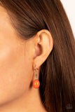 Venetian Voyage - Orange Necklace - Paparazzi Accessories Necklace Bedazzle Me Pretty Mobile Fashion Boutique