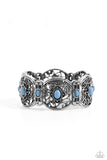 Ventura Vineyards - Blue Bracelet - Paparazzi Accessories Bracelet Bedazzle Me Pretty Mobile Fashion Boutique
