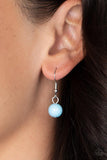 Vera-CRUZIN - Blue Necklace - Paparazzi Accessories Necklace Bedazzle Me Pretty Mobile Fashion Boutique