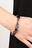 Veranda Variety - Black Bracelet - Paparazzi Accessories Bracelet Bedazzle Me Pretty Mobile Fashion Boutique
