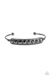 Vertigo Views - Black Bracelet - Paparazzi Accessories Bracelet Bedazzle Me Pretty Mobile Fashion Boutique