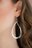 Very Enlightening - Black Earrings - Paparazzi Accessories Earrings Bedazzle Me Pretty Mobile Fashion Boutique