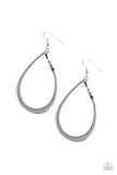 Very Enlightening - Black Earrings - Paparazzi Accessories Earrings Bedazzle Me Pretty Mobile Fashion Boutique