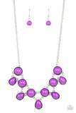 Very Valley Girl - Purple Necklace - Paparazzi Accessories Necklace Bedazzle Me Pretty Mobile Fashion Boutique