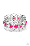 Very Versailles - Pink Bracelet - Paparazzi Accessories Bracelet Bedazzle Me Pretty Mobile Fashion Boutique