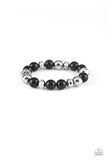 Very VIP - Black Bracelet - Paparazzi Accessories Bracelet Bedazzle Me Pretty Mobile Fashion Boutique