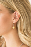 Very Visionary - Yellow Necklace - Paparazzi Accessories Necklace Bedazzle Me Pretty Mobile Fashion Boutique