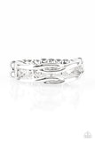 Very Vogue - Silver Ring - Paparazzi Accessories Ring Bedazzle Me Pretty Mobile Fashion Boutique