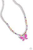 Vibrant Flutter - Multi Necklace - Paparazzi Accessories Necklace Bedazzle Me Pretty Mobile Fashion Boutique