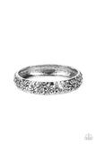 Victorian Meadow - Silver Bracelet - Paparazzi Accessories Bracelet Bedazzle Me Pretty Mobile Fashion Boutique