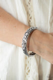 Victorian Meadow - Silver Bracelet - Paparazzi Accessories Bracelet Bedazzle Me Pretty Mobile Fashion Boutique