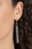 Victorian Valentine - Silver Necklace - Paparazzi Accessories Necklace Bedazzle Me Pretty Mobile Fashion Boutique