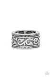 Vine of Valor - Silver Ring - Paparazzi Accessories Ring Bedazzle Me Pretty Mobile Fashion Boutique