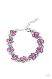 Vineyard Variety - Purple Bracelet - Paparazzi Accessories Bracelet Bedazzle Me Pretty Mobile Fashion Boutique