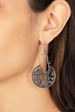 Vineyard Villa - Brown Earrings - Paparazzi Accessories Earrings Bedazzle Me Pretty Mobile Fashion Boutique