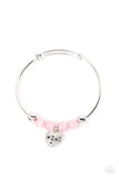 Vintage Vows - Pink Bracelet - Paparazzi Accessories Bracelet Bedazzle Me Pretty Mobile Fashion Boutique