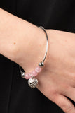 Vintage Vows - Pink Bracelet - Paparazzi Accessories Bracelet Bedazzle Me Pretty Mobile Fashion Boutique